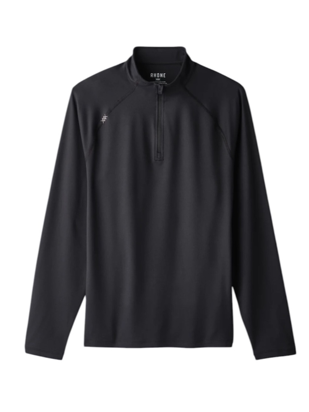 RHONE Session 1/4 Zip black pullover - medium